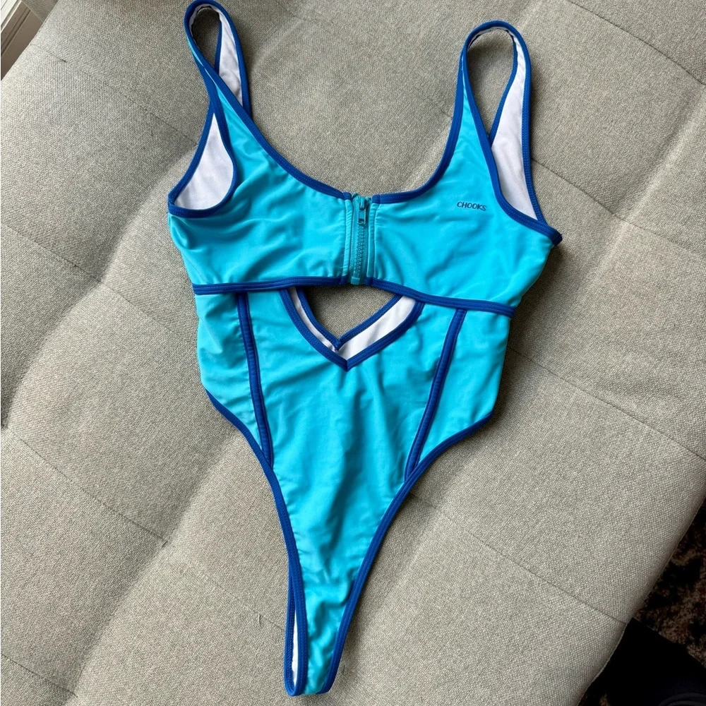 CHOOKS Boutine LA Sky Blue Contour One Piece - Picture 3 of 9